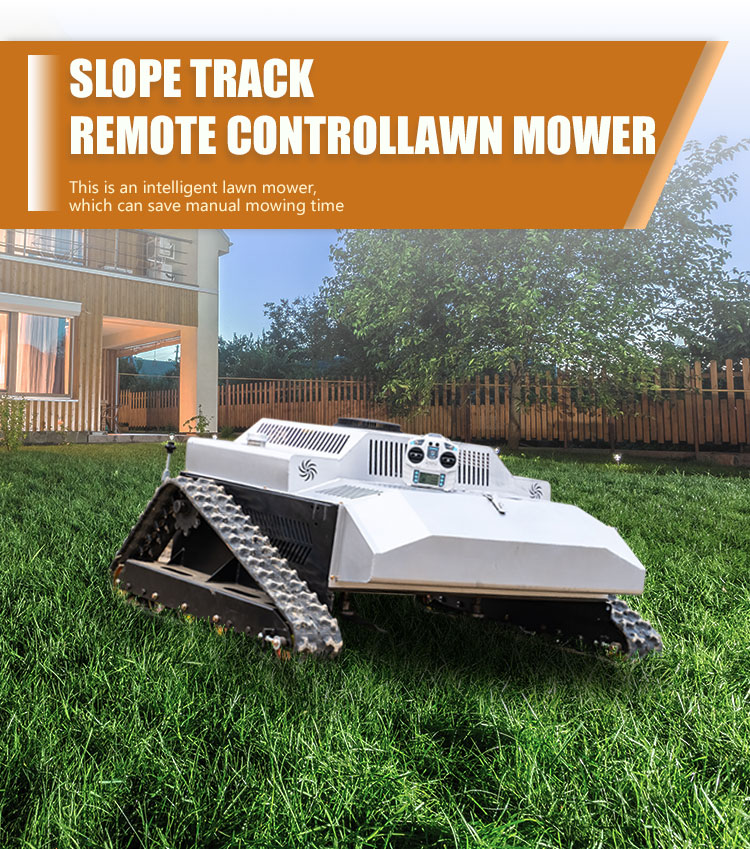 Y5-1080 Wide Track Remote Control Mower for Embankments