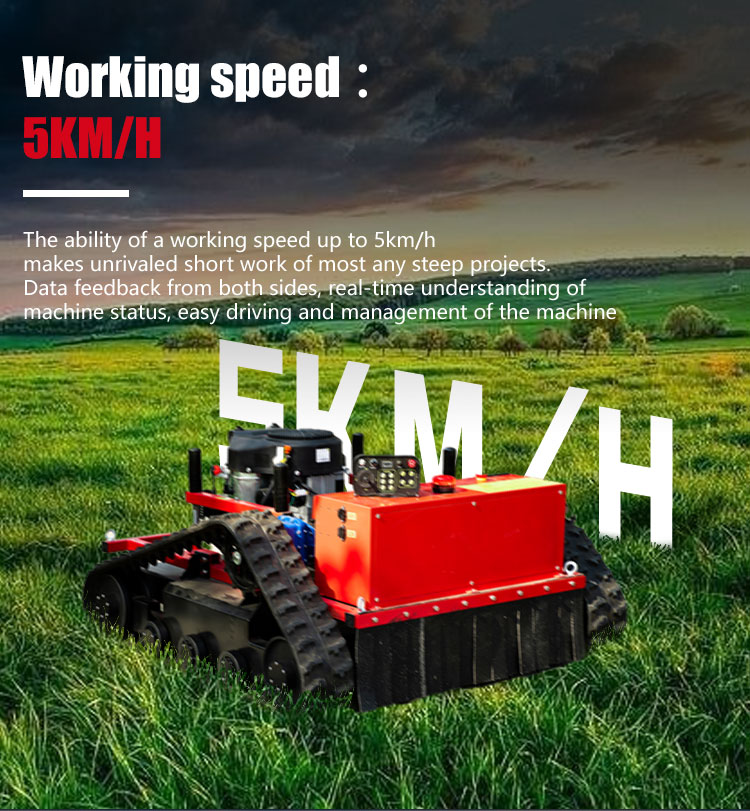 Y8-850mm Remote Control Slope Mower