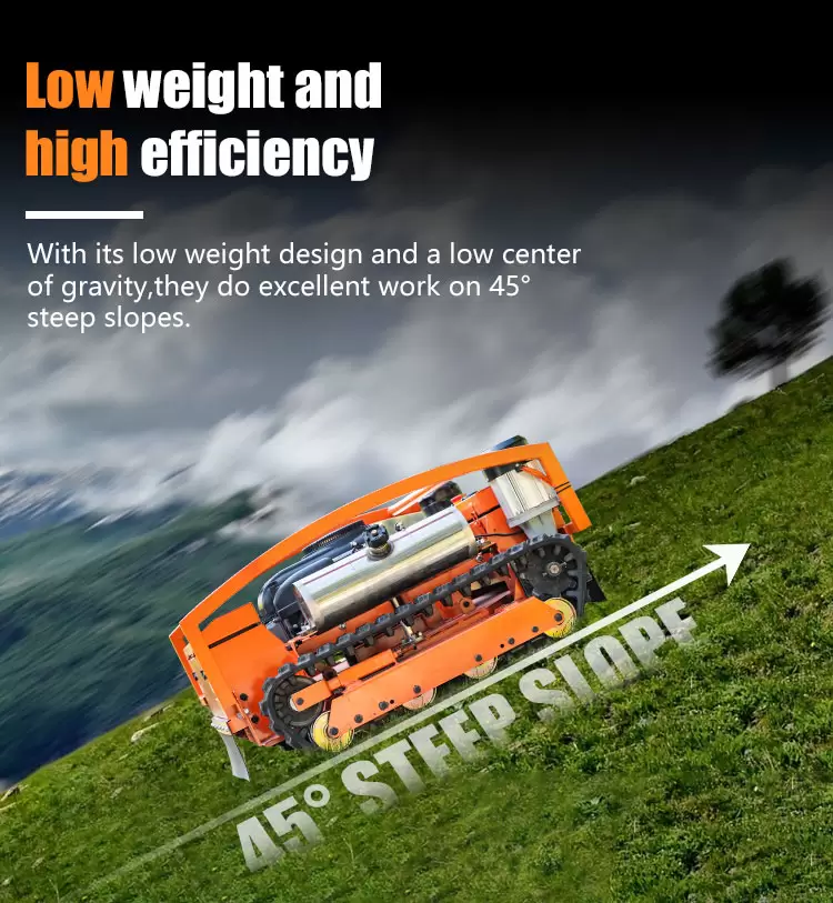 Y6-900 Wide Track Remote Control Lawn Mower